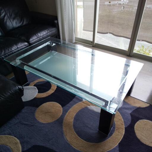 ニトリガラステーブル140BKニューヨーク2 定価38390円かなり美品
