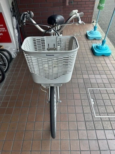 26インチ Panasonic（パナソニック）電動アシスト自転車 シルバー 電動