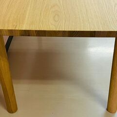 無印良品 オーク材 ダイニングテーブル 幅1800×奥行800×高さ720mm