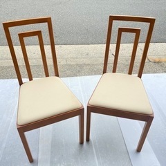 【美品】チェア　2脚セット　椅子