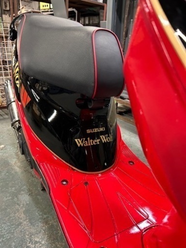 SUZUKI アドレスv125 K7 ウォルターウルフ仕様　出来立てです！ SUZUKI アドレスv125 K7 ウォルターウルフ仕様 出来立てです！