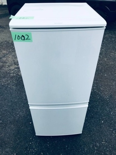 ✨2016年製✨ 1002番 シャープ✨冷凍冷蔵庫✨SJ-D14B-W‼️