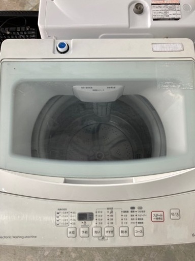 ニトリ 6kg全自動洗濯機(NTR60 ホワイト)  リサイクルショップ宮崎屋住吉店23.7.26F