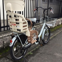 ＜整備・良品＞ブリヂストン・ビッケ2・非電動・内装3段変速・点灯虫LEDオートライト・ブルーグレー・洗車済み♪