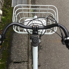 ＜整備・良品＞ブリヂストン・ビッケ2・非電動・内装3段変速・点灯虫LEDオートライト・ブルーグレー・洗車済み♪