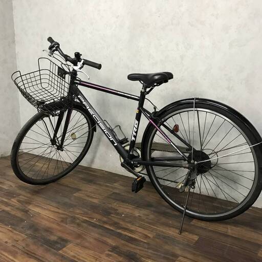 WY1/33 あさひ ASAHI クロスバイク TRG PRECISION プレシジョン SHIMANO 7段変速 ブラック ★直接引き取り限定