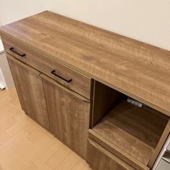 unico/ウニコ YAO キッチンカウンター カップボード 食器棚 W1200 北欧風