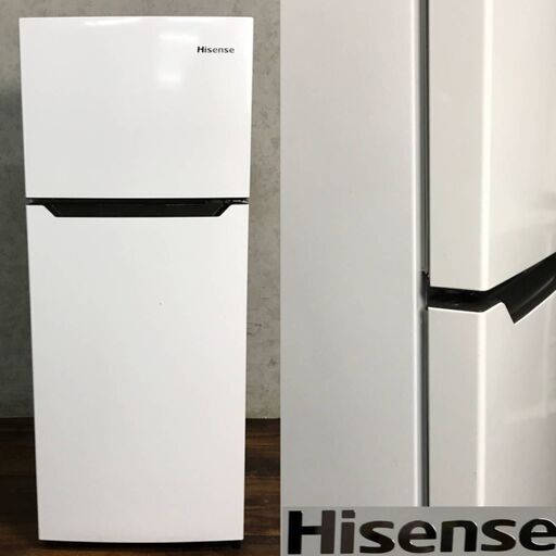 WY1/10 ハイセンス Hisense 2ドア冷凍冷蔵庫 2019年製 右開き 2ドア HR-B12C 120L