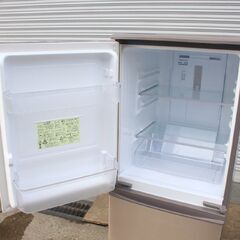 T885)シャープ 2ドア 137L 2019年製 SJ-D14E-N つけかえどっちもドア