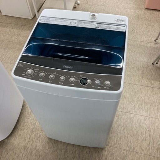 洗濯機 Haier JW-C45A 4.5kg 2018年製 ※64354