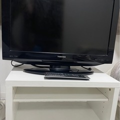 TOSHIBA REGZA 26型　テレビ　テレビ台付き