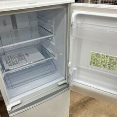 SHARP シャープ 137L冷蔵庫 2016年式 SJ-14E3-KW No.5413○ ※現金