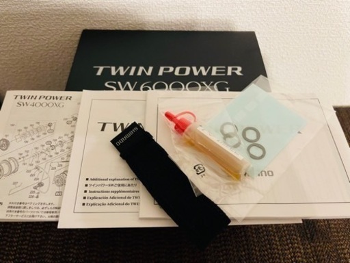 極美品】21ツインパワーSW6000xgグラップラーライトジギングロッド付き