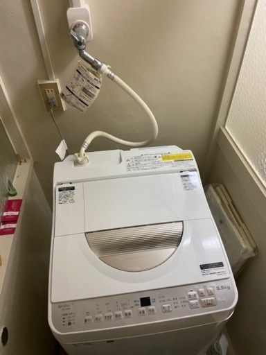 乾燥機付洗濯機 5kg SHARP ES-TX5B