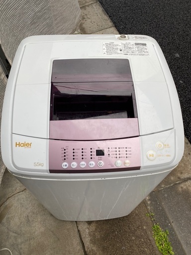 ハイアール 洗濯機☺最短当日配送可♡無料で配送及び設置いたします♡ JW-KD55B 5.5キロ 2015年製☺Haier001