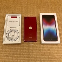 【ネット決済・配送可】iPhone SE3レッド 64 GB S...