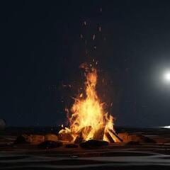 🌕満月焚き火🏕