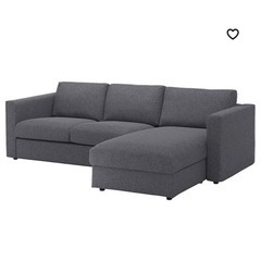 【ネット決済】IKEA ３人掛けソファ　ヴィムレ