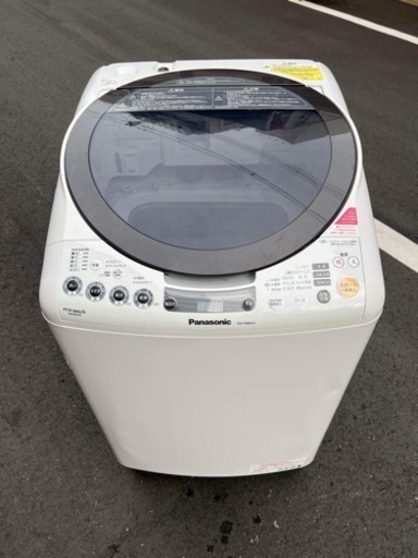 大阪市内配達設置無料 パナソニック乾燥機付き　８キロ/4.５キロ保証有り