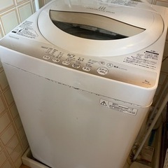 TOSHIBA 洗濯機　一人暮らし　5kg