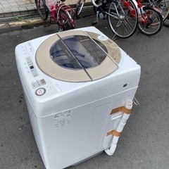 大阪市内配達設置無料 ? 2019年シャープ洗濯機 7キロ??保証有り