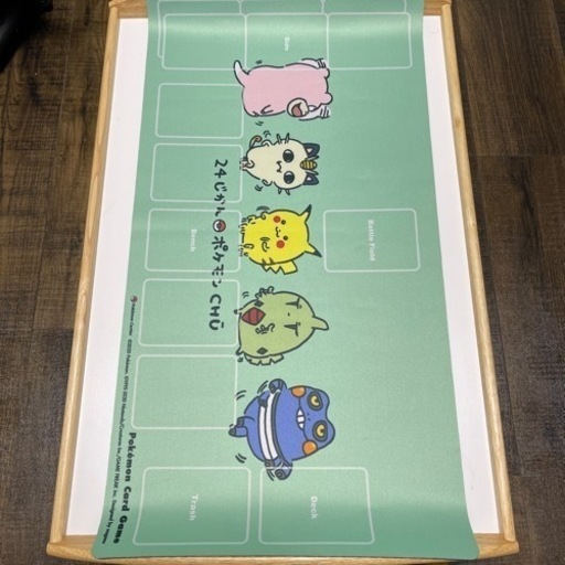 24じかんポケモン chu ラバープレイマット 24じかんポケモン chu ラバープレイマット