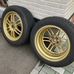 ENKEIエンケイRPF1 18×7.5J +48 PCD100 トーヨープロクセス3〜5分山 4本