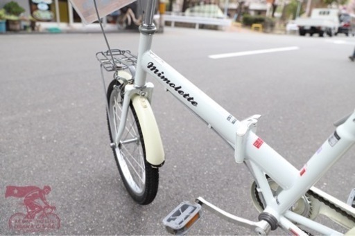 中古折りたたみの自転車−20インチーホワイト