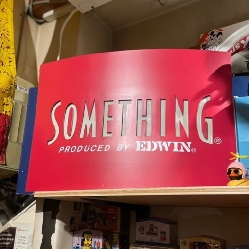 EDWIN SOMETHING 店舗 ディスプレイ 看板 置物 ライト 照明 アメリカン