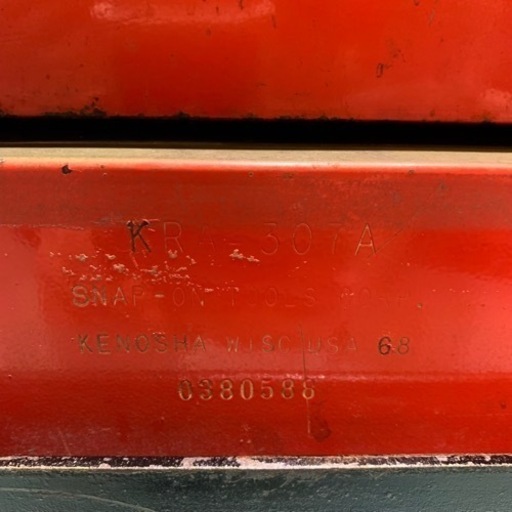 美品 スナップオン 旧ロゴ ツールボックス 引き取り限定1968年ヴィンテージ
