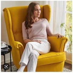 美品】IKEA STRANDMON ウイングチェア 1人掛けソファ