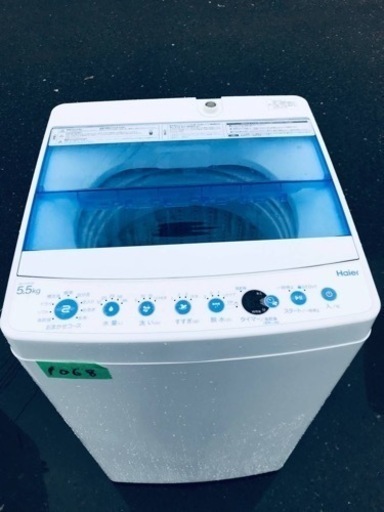 ✨2017年製✨1068番 ハイアール✨電気洗濯機✨ JW-C55CK‼️