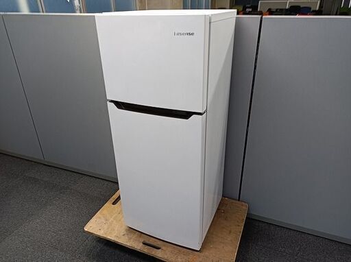 ハイセンス　HR-B12C　２ドア冷蔵庫　白色『中古良品』2019年