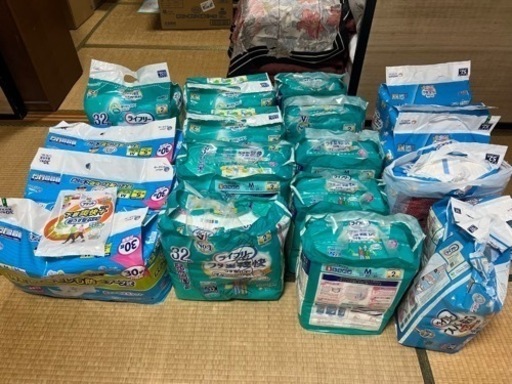 介護用オムツセット（全てサイズM）大量にあります。