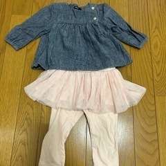 baby gap ベビーギャップ　２点セット トップス＆スカッツ...