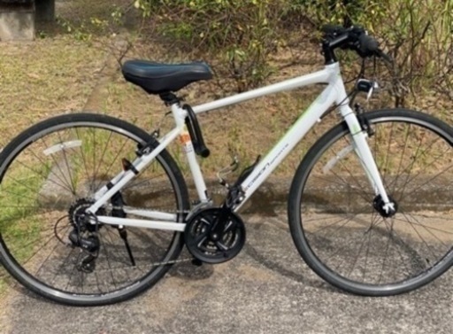 クロスバイク 自転車　470ミリ　ホワイト　美品