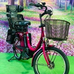 ➃ 4958子供乗せ電動アシスト自転車ヤマハ20インチ