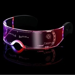 サイバーパンク 光る メガネ 未来 7色 LEDグラス おもしろ...