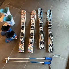 スキーフルセット　双子　2人分