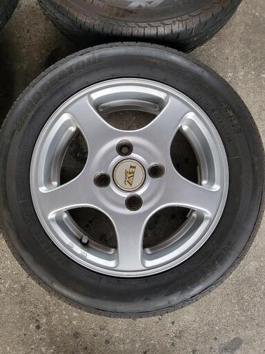 軽自動車 155 65R13 BS バリ山 アルミタイヤ4本 | skvp.co.uk