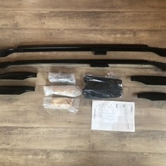 150プラド 純正ルーフレール(黒)