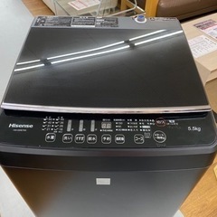 I395 ? Hisense 洗濯機 （5.5㎏）スタイリッシュなマットブラック 