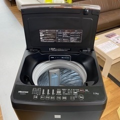 I395 ? Hisense 洗濯機 （5.5㎏）スタイリッシュなマットブラック 