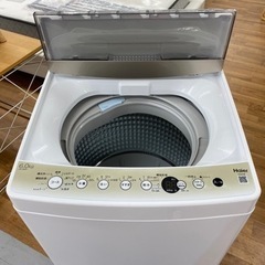 I366 🌈 2022年製の美品♪ Haier 洗濯機 （6.0㎏) ⭐ 動作
