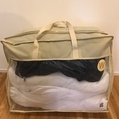【IKEA ニトリ ベルメゾンをセットで】掛け布団 2種とふとんケース