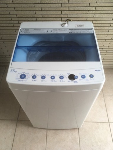 洗濯機5.5k 配送設置可能