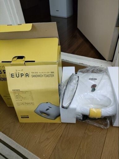 EUPA TSK-2022　 ホットサンドトースター　新古品　未使用