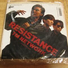 4042【7in.レコード】TM NETWORK／RESISTANCE