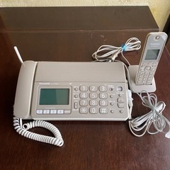 Panasonic子機付きFAX電話機
