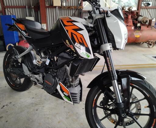 KTM 125 duke ABS付 キーコードカード有